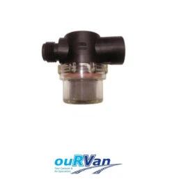 SHURFLO TWIST FILTER WITH 1/2" THREAD INLET & OUTLET CARAVAN