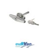 CAMEC 008246 GARAGE DOOR LOCK METAL FRONT FIXING CARAVAN T HANDLE RV
