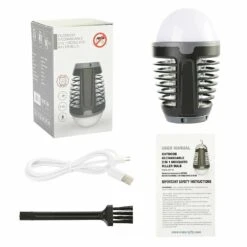 Sports Outdoor -Sports Outdoor 0349 RECHARGEABLEPORTABLEMOSQUITOKILLERBULBBUGZAPPERLANTERN0349LIGHTCARAVAN002