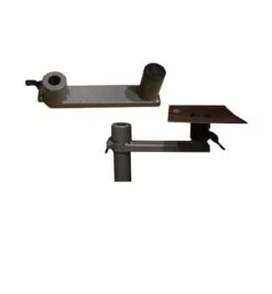 WINEGLASS TABLE SWIVEL ADAPTOR SHORT HAMMERTONE GREY FINISH