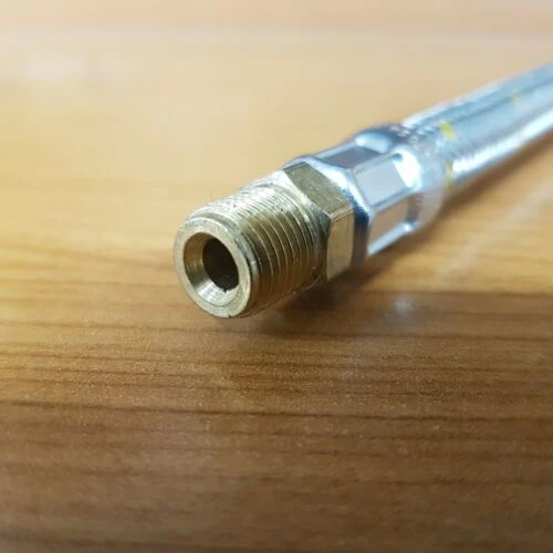 BRAIDED GAS PIGTAIL REGULATOR KIT CHANGEOVER TWIN CYL POL 1/4 INV FLARE 600MM - 51-HTFP14I600 KIT 4 BRAIDED GAS PIGTAIL REGULATOR KIT CHANGEOVER TWIN CYL POL 1/4 INV FLARE 600MM - 51-HTFP14I600 KIT - Image 4