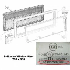 DOMETIC IRE03-1200X300 SEITZ S4 INTERNAL WINDOW FRAME 1200 X 300MM CARAVAN RV -Sports Outdoor 12 514970ae d1c2 4eb0 ad99 ead57c5f0832