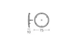 NARVA 87500 12V SATURN 75MM LED INTERIOR LAMP TOUCH SENSITIVE CARAVAN RV -Sports Outdoor 12 69c28fa7 3e2b 4cde 93ad 527b3d94004b