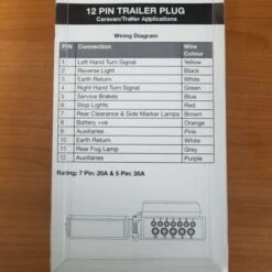 12 PIN TRAILER PLUG FLAT SUIT 4X4 4WD CARAVAN JAYCO NEW AGE CAMPER -Sports Outdoor 12 c2fcf14e 896f 4344 95fa 0b5c9e901903