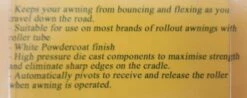 AUSSIE TRAVELLER ATRV TRAVELLING AWNING SUPPORT CRADLE MODEL WHITE MMIX 2700000000000 -Sports Outdoor 12 c724e62e 980b 4a24 89ef a0fc7bdd884a