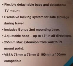 CAMEC CARAVAN TV BRACKET RV MEDIA 3 ARM 042164 MULTI FIT MOUNT INCLUDED 12 CAMEC CARAVAN TV BRACKET RV MEDIA 3 ARM 042164 MULTI FIT MOUNT INCLUDED -Sports Outdoor 12 ed3f1477 c849 4c91 a9b8 e7becf0f43f0