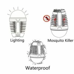 RECHARGEABLE PORTABLE MOSQUITO MOZZIE KILLER BULB BUG ZAPPER LANTERN LIGHT CARAVAN -Sports Outdoor 12 f6f5a8fa 9f63 4c8d 93e3 ce4aba3930a4