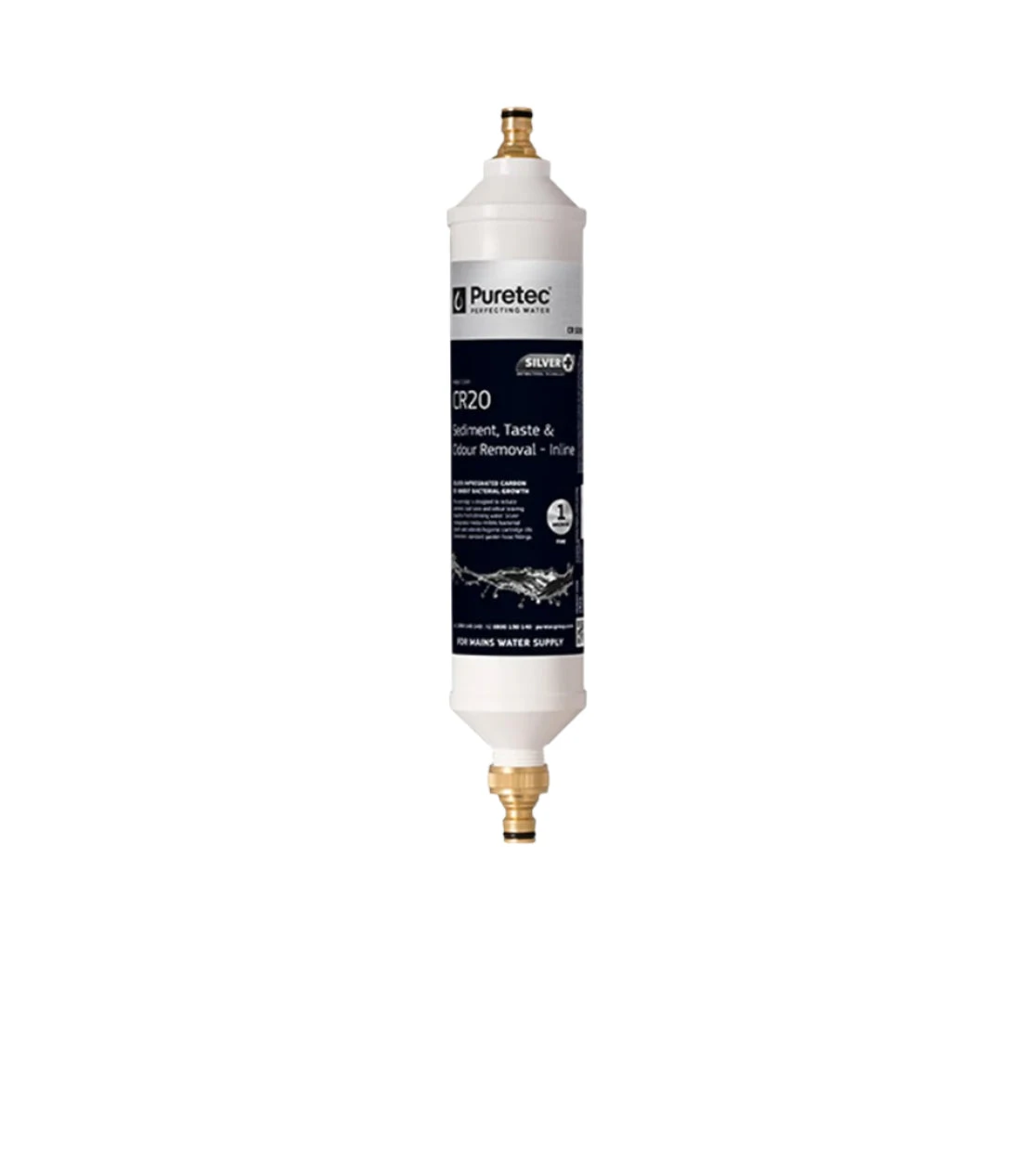 PURETEC IN LINE SILVERPLUS WATER FILTER KIT CR20 1 PURETEC IN LINE SILVERPLUS WATER FILTER KIT CR20