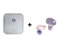 JAYCO CAMPER WINCH WINDER ACCESS DOOR WITH 2 KEYS C3107A 250-03009 800-01096