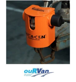 FULLSTOP™ SARACEN HITCH LOCK AUSTRALIAN V2 CARAVAN TRAILER SHL100-2 450-06082 ORANGE -Sports Outdoor 450 06082 SHL100 2vssaracenhitchlock 03