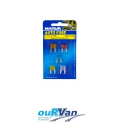 NARVA 52700BL ASSORTED FUSE PACK OF 5 MINI BLADE FUSES