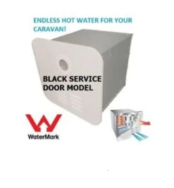 GIRARD ENDLESS GAS HOT WATER SYSTEM BLACK DOOR CARAVAN GSWH2 SERVICE SUBURBAN