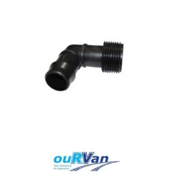 THREADED ELBOW 19MM BARBED X 3/4 BSP MALE. 800-02366