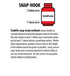 GAS TIGHT BAG BOTTLE TANK STRAP CARAVAN RV 51-CYTD -Sports Outdoor 851 CYTD TankTiesGasStrap 08