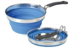COMPANION POP UP SAUCEPAN BLUE 1.5L CAMPING CARAVAN RV MOTORHOME COMP350BL