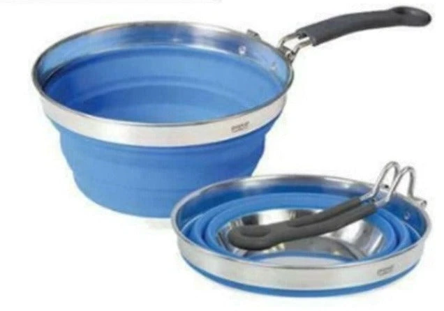COMPANION POP UP SAUCEPAN BLUE 1.5L CAMPING CARAVAN RV MOTORHOME COMP350BL 1 COMPANION POP UP SAUCEPAN BLUE 1.5L CAMPING CARAVAN RV MOTORHOME COMP350BL