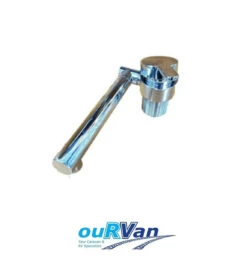 DOMETIC LOW PROFILE SINK MIXER TAP HOT COLD CHROME BRASS NM728 FOLDING TAP