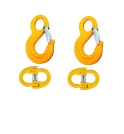 Best Seller 15 2 X 6MM EYE SLING HOOK & CHAIN LOAD RATED CONNECTOR KIT 1.1T