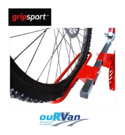 GripSport 1 Bike Van Rack, Tilting GSR021 -Sports Outdoor GripSportWheelLocationPlate2 1427564f 51bf 4f14 be3f d8d834f878ec