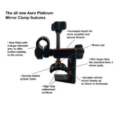MILENCO GRAND AERO PLATINUM CARAVAN TOWING MIRROR PAIR MIL6613 -Sports Outdoor MIL6613 MilencoGrandAeroPlatinumMirror06
