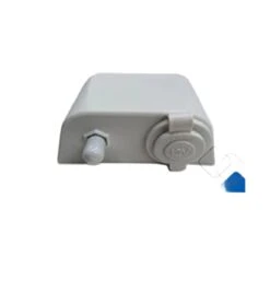 12V CIG PORT SURFACE MOUNT BL - WHITE PBB530W