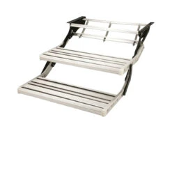 DOUBLE STEP WITH TREAD MANUAL PEDAL SILVER VAN-STEPDM545