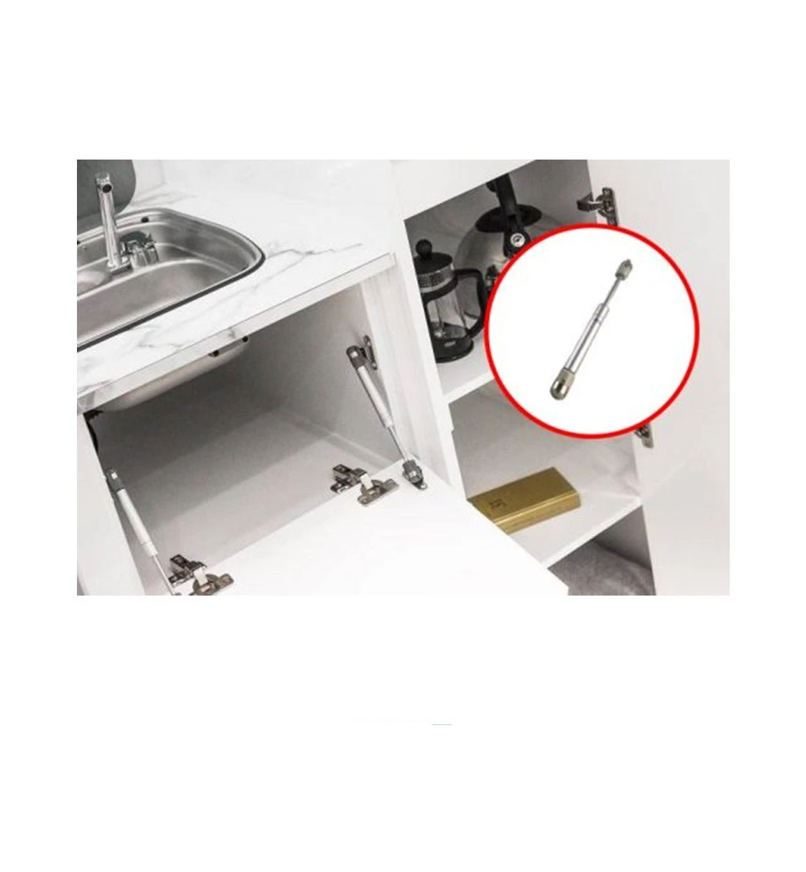 PNUEMATIC GAS STRUTS 40 NEWTON 180MM– YLK-W2002 3 PNUEMATIC GAS STRUTS 40 NEWTON 180MM– YLK-W2002 - Image 3